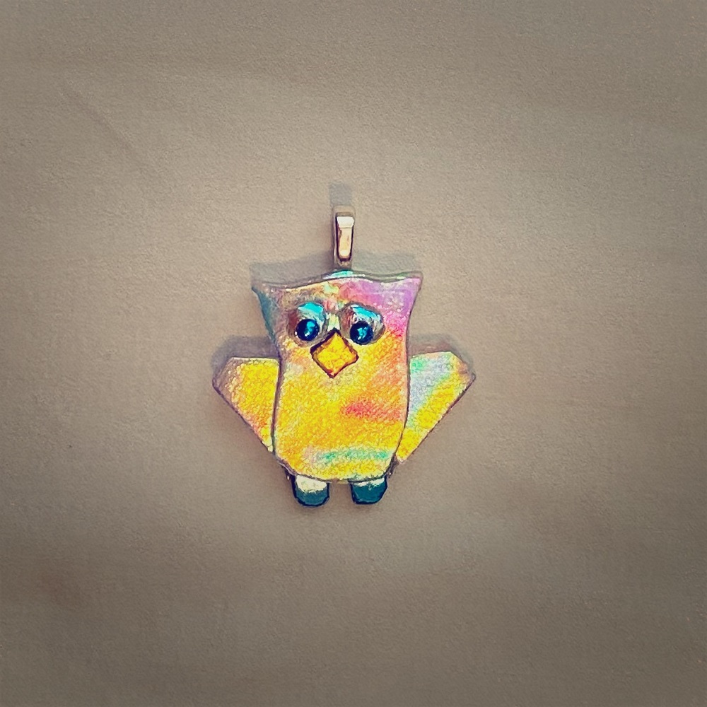 Seaside Glassworks Owl Pendant, custom